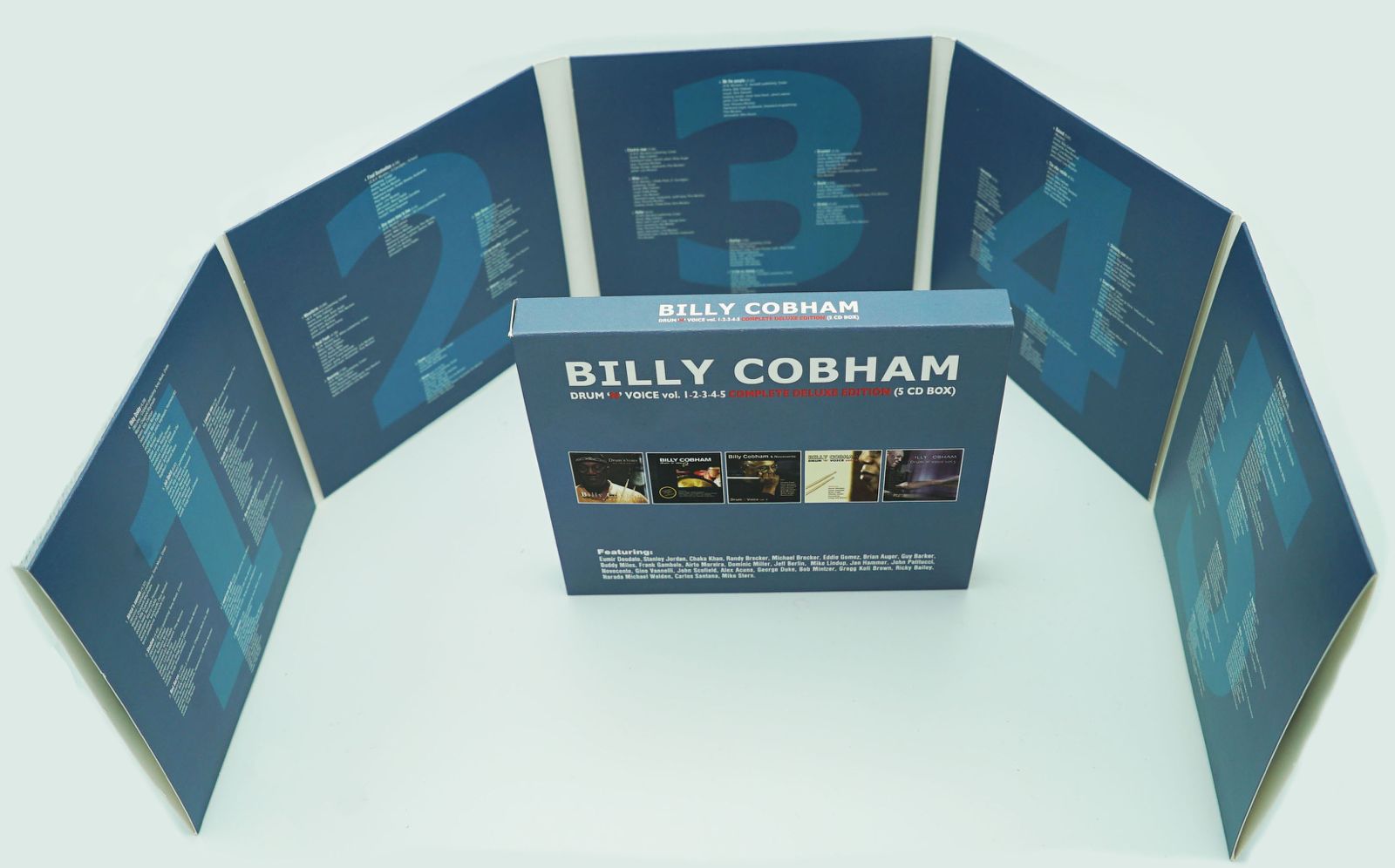 Billy Cobham: il 10 maggio esce “Drum ‘N’ Voice Vol. 1-2-3-4-5: Complete Deluxe Edition 5CD”