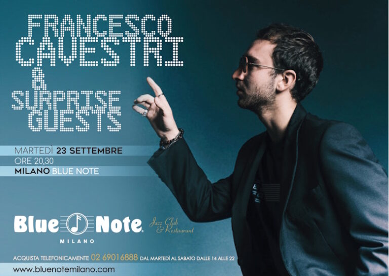 Francesco Cavestri al Blue Note di Milano il 23 settembre
