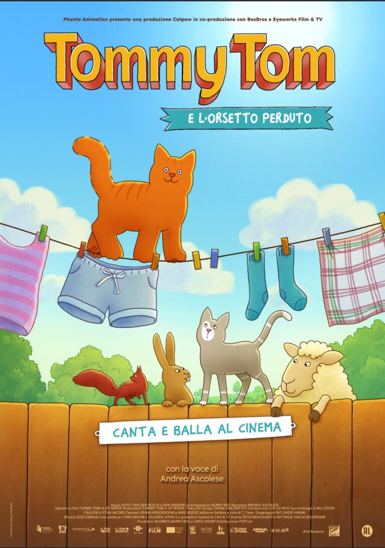“Tommy Tom e l’Orsetto perduto”: il film d’animazione con la voce di Andrea Ascolese approda su RaiPlay