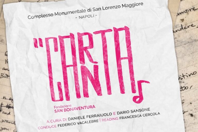 Da Bennato a Zulù, da Francesco Di Bella a Dada’; a Napoli i manoscritti originali si svelano: “CartaCanta” è già tutto esaurito