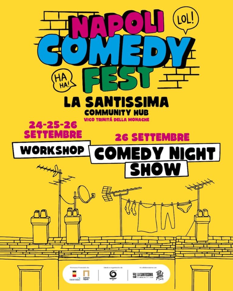 La prima edizione di Napoli Comedy fest, tra i dieci protagonisti Carmine Del Grosso, Ghemon e Vincenzo Comunale